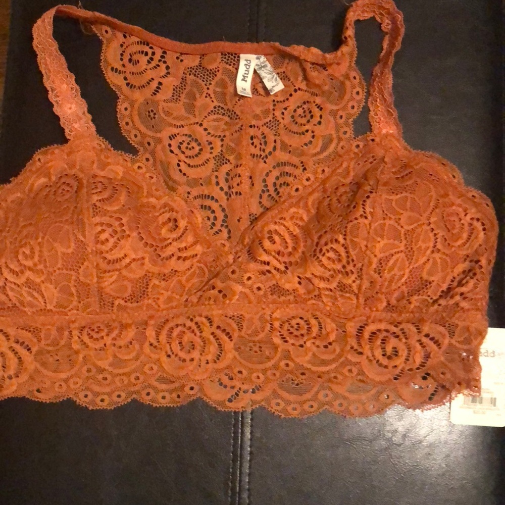 Racer back lace bralette